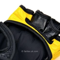 Fairtex Ultimate Mma Gloves FGV12 - Yellow -Boxing Shop fairtex ultimate mma gloves fgv12 yellow 735339