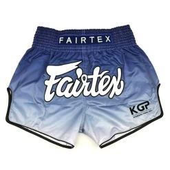 Fairtex X KGP Blue Fade Muay Thai Shorts -Boxing Shop fairtex x kgp blue fade muay thai shorts 159298