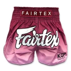 Fairtex X KGP Maroon Fade Muay Thai Shorts