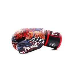 FBGVL3-59 Twins Barong Boxing Gloves Black-Red -Boxing Shop fbgvl3 59 twins barong boxing gloves black red 298766