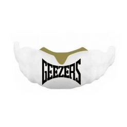 Geezers Custom Made Dentist Fit 2 Colour Mouthguard -Boxing Shop geezers dentist fit mouthguard white gold 2