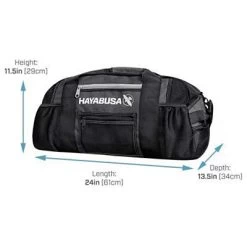 Hayabusa Ryoko Mesh Gear Bag Black -Boxing Shop hayabusa ryoko mesh gear bag black 4 lg