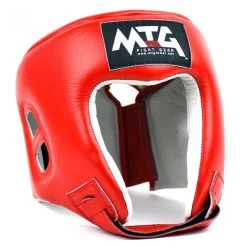 HG1 MTG Pro Red Open Face Headguard
