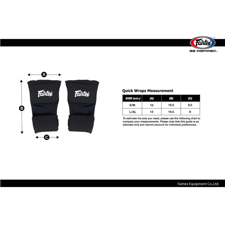 HW3 Fairtex Black Quick Wraps 3 HW3 Fairtex Black Quick Wraps - Image 3