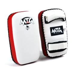 KPS2 MTG Pro White-Red Synthetic Thai Kick Pads 9 KPS2 MTG Pro White-Red Synthetic Thai Kick Pads -Boxing Shop kps2 mtg pro white red synthetic thai kick pads 665697
