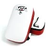 KPS2 MTG Pro White-Red Synthetic Thai Kick Pads