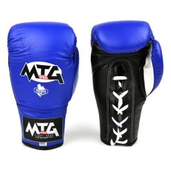 LG2 MTG Pro 3-Tone Blue Lace-up Boxing Gloves -Boxing Shop lg2 mtg pro 3 tone blue lace up boxing gloves 507019