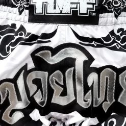 MRS201 TUFF Muay Thai Shorts Retro Style The Great Hongsa White -Boxing Shop mrs201 tuff muay thai shorts retro style the great hongsa white 123676