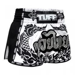 MRS201 TUFF Muay Thai Shorts Retro Style The Great Hongsa White -Boxing Shop mrs201 tuff muay thai shorts retro style the great hongsa white 917291