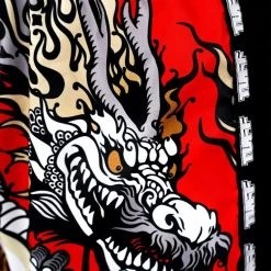 MRS205 TUFF Muay Thai Shorts Retro Style Red Chinese Dragon -Boxing Shop mrs205 tuff muay thai shorts retro style red chinese dragon 851008