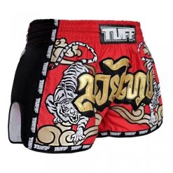 MRS301 TUFF Muay Thai Shorts Retro Style Red Double Tiger With Gold Text 8 MRS301 TUFF Muay Thai Shorts Retro Style Red Double Tiger With Gold Text -Boxing Shop mrs301 tuff muay thai shorts retro style red double tiger with gold text 621479