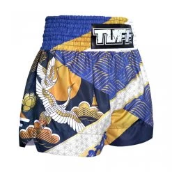 MS651 TUFF Muay Thai Shorts Majestic Crane -Boxing Shop ms651 tuff muay thai shorts majestic crane 680532