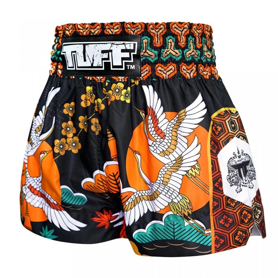 MS652 TUFF Muay Thai Shorts Autumn Sunray 2 MS652 TUFF Muay Thai Shorts Autumn Sunray - Image 2