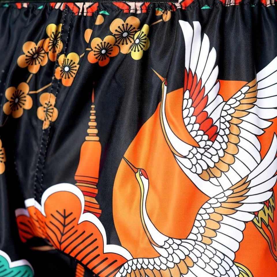 MS652 TUFF Muay Thai Shorts Autumn Sunray 5 MS652 TUFF Muay Thai Shorts Autumn Sunray - Image 5