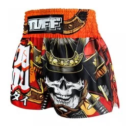 MS658 TUFF Muay Thai Shorts Samurai Skull -Boxing Shop ms658 tuff muay thai shorts samurai skull 732390