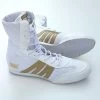 Pro Box Boxing Boots - White/Gold