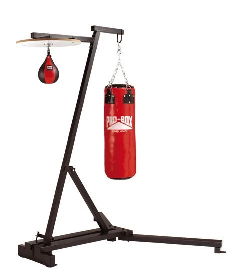 Pro Box Free Standing Punch Bag Frame Complete With Speedball Platform 1 Pro Box Free Standing Punch Bag Frame Complete With Speedball Platform