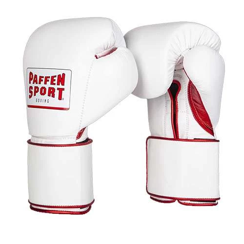 Paffen Sport Pro Wide Boxing Gloves – White/Red 1 Paffen Sport Pro Wide Boxing Gloves – White/Red
