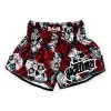 Raja Classic Muay Thai Shorts - Rose Skull