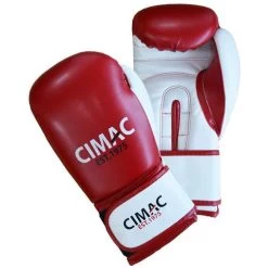 Cimac Artificial Leather Boxing Gloves – Blue/White -Boxing Shop red glovescimac