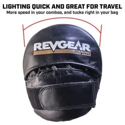 Revgear Air Mitt Pro MINI - Black/Gold -Boxing Shop revgear air mitt pro mini blackgold 643576