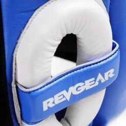 Revgear Guvnor Face Saver Head Guard - Blue -Boxing Shop revgear guvnor face saver head guard blue 629767