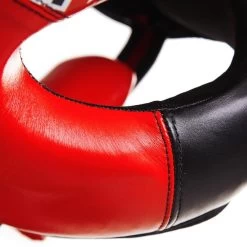 Revgear Guvnor Face Saver Head Guard - Red -Boxing Shop revgear guvnor face saver head guard red 171948