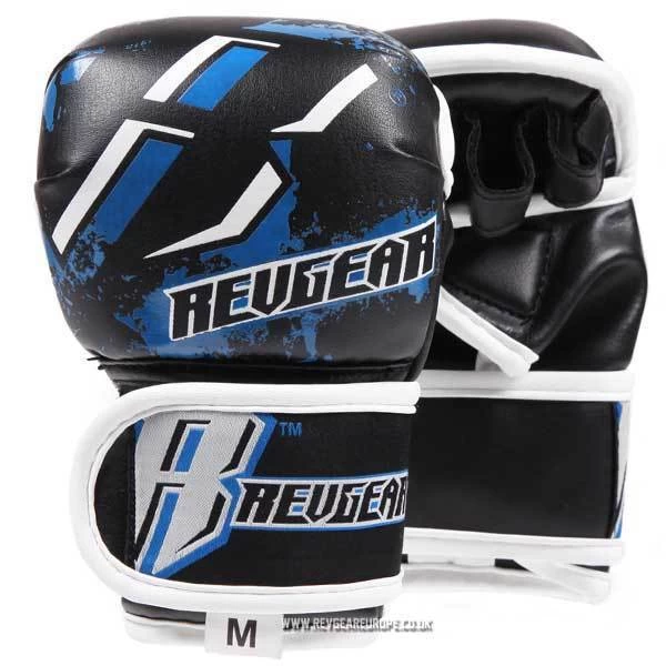 Revgear Kids Deluxe MMA Gloves - Blue 1 Revgear Kids Deluxe MMA Gloves - Blue