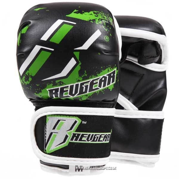 Revgear Kids Deluxe MMA Gloves - Green 1 Revgear Kids Deluxe MMA Gloves - Green