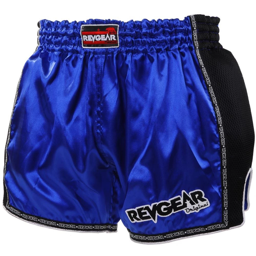 Revgear Original Muay Thai Shorts - Blue 4 Revgear Original Muay Thai Shorts - Blue - Image 4