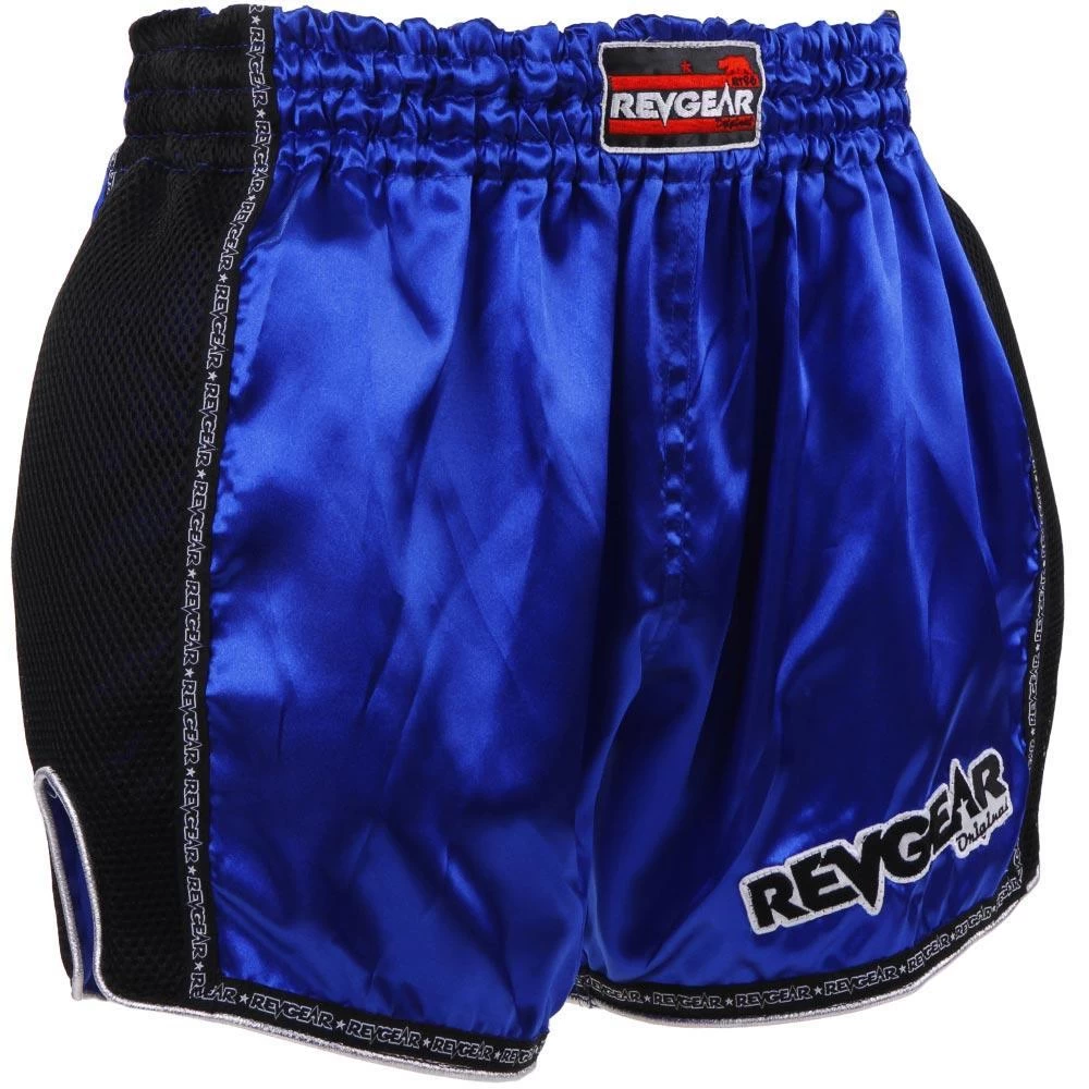 Revgear Original Muay Thai Shorts - Blue 6 Revgear Original Muay Thai Shorts - Blue - Image 6