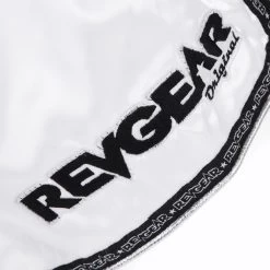 Revgear Original Muay Thai Shorts - White -Boxing Shop revgear original muay thai shorts white 708365
