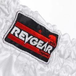 Revgear Original Muay Thai Shorts - White -Boxing Shop revgear original muay thai shorts white 908609