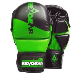 Revgear PINNACLE MMA SPARRING GLOVES - BLACK/GREEN