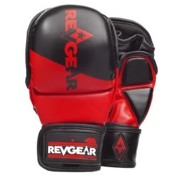Revgear PINNACLE MMA SPARRING GLOVES - RED/BLACK
