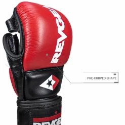REVGEAR PRO SERIES MS1 MMA TRAINING AND SPARRING GLOVE - RED -Boxing Shop revgear pro series ms1 mma training and sparring glove red 243723