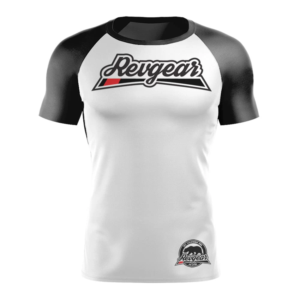 Revgear Short Sleeve Rashguard - White 1 Revgear Short Sleeve Rashguard - White