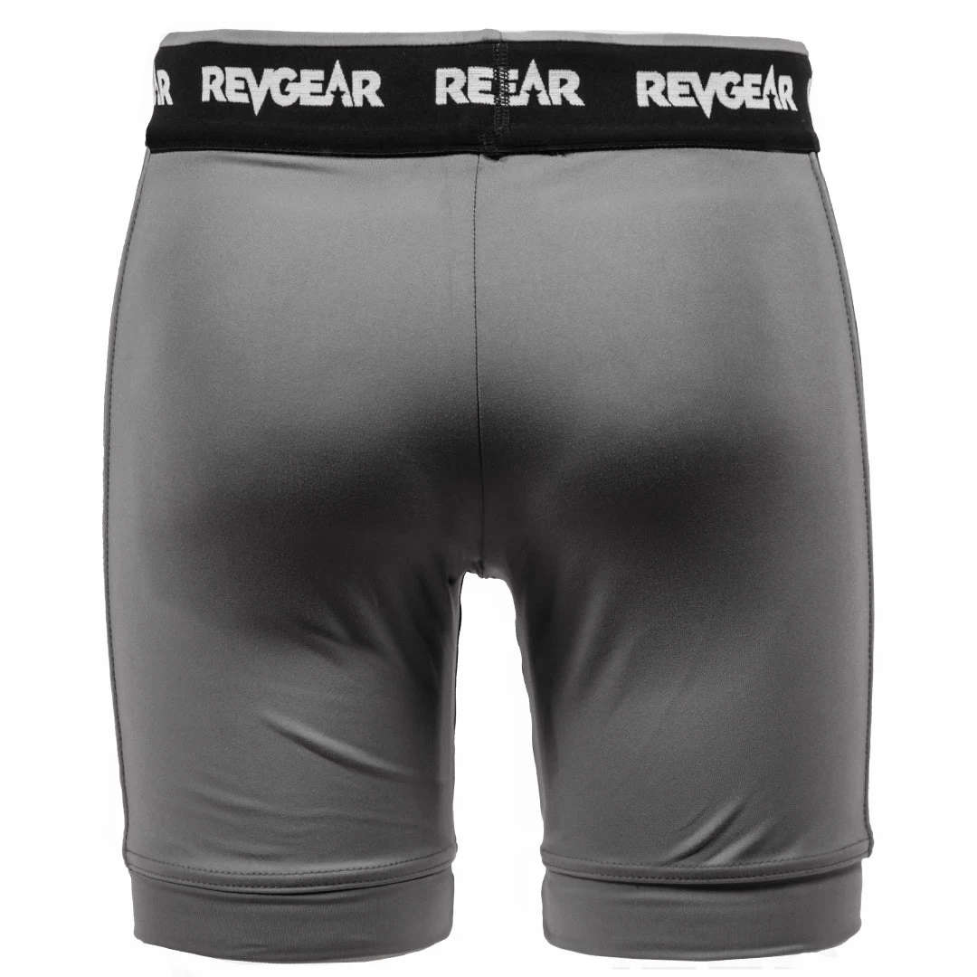 Revgear Staredown Revolution Vale Tudo Shorts - Grey 4 Revgear Staredown Revolution Vale Tudo Shorts - Grey - Image 4