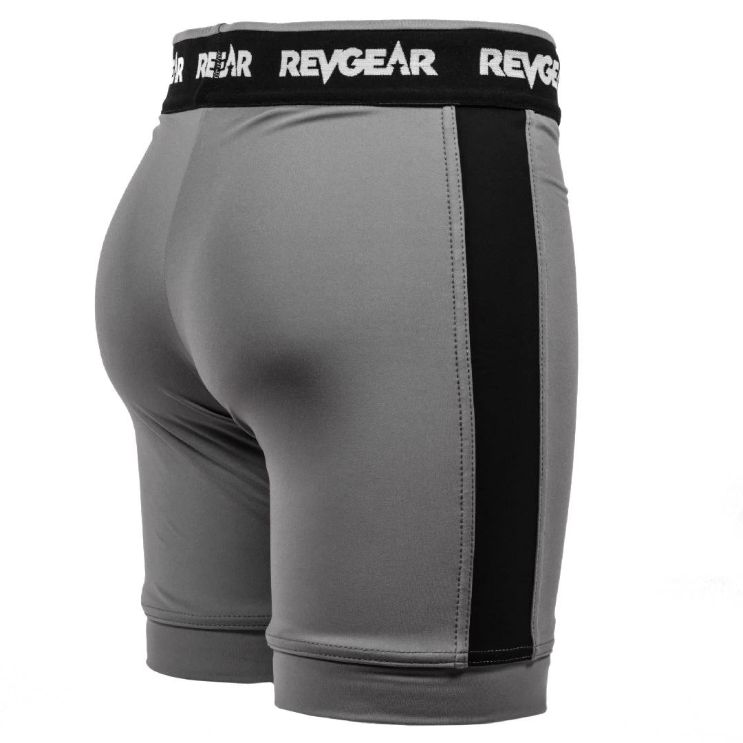 Revgear Staredown Revolution Vale Tudo Shorts - Grey 3 Revgear Staredown Revolution Vale Tudo Shorts - Grey - Image 3