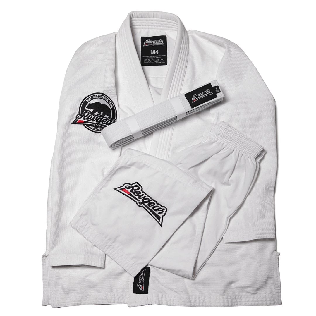 Revgear Zuma Kids' BJJ Gi - White 1 Revgear Zuma Kids' BJJ Gi - White