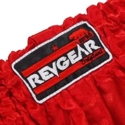 Revgear Original Muay Thai Shorts - Red -Boxing Shop revretrothai.rd .3