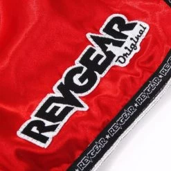 Revgear Original Muay Thai Shorts - Red -Boxing Shop revretrothai.rd .5