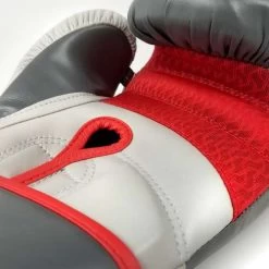 Rival RS80V Impulse Sparring Gloves – Grey/Red/White -Boxing Shop rs80grey01
