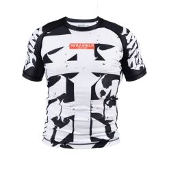 Scramble Hanzi Rashguard - Monochrome