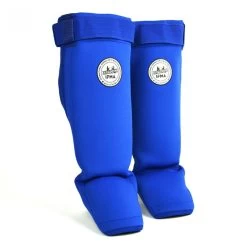 SF4 MTG Pro Blue IFMA Approved Neoprene Shin Pads -Boxing Shop sf4 mtg pro blue ifma approved neoprene shin pads 836769
