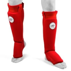 SF4 MTG Pro Red IFMA Approved Neoprene Shin Pads