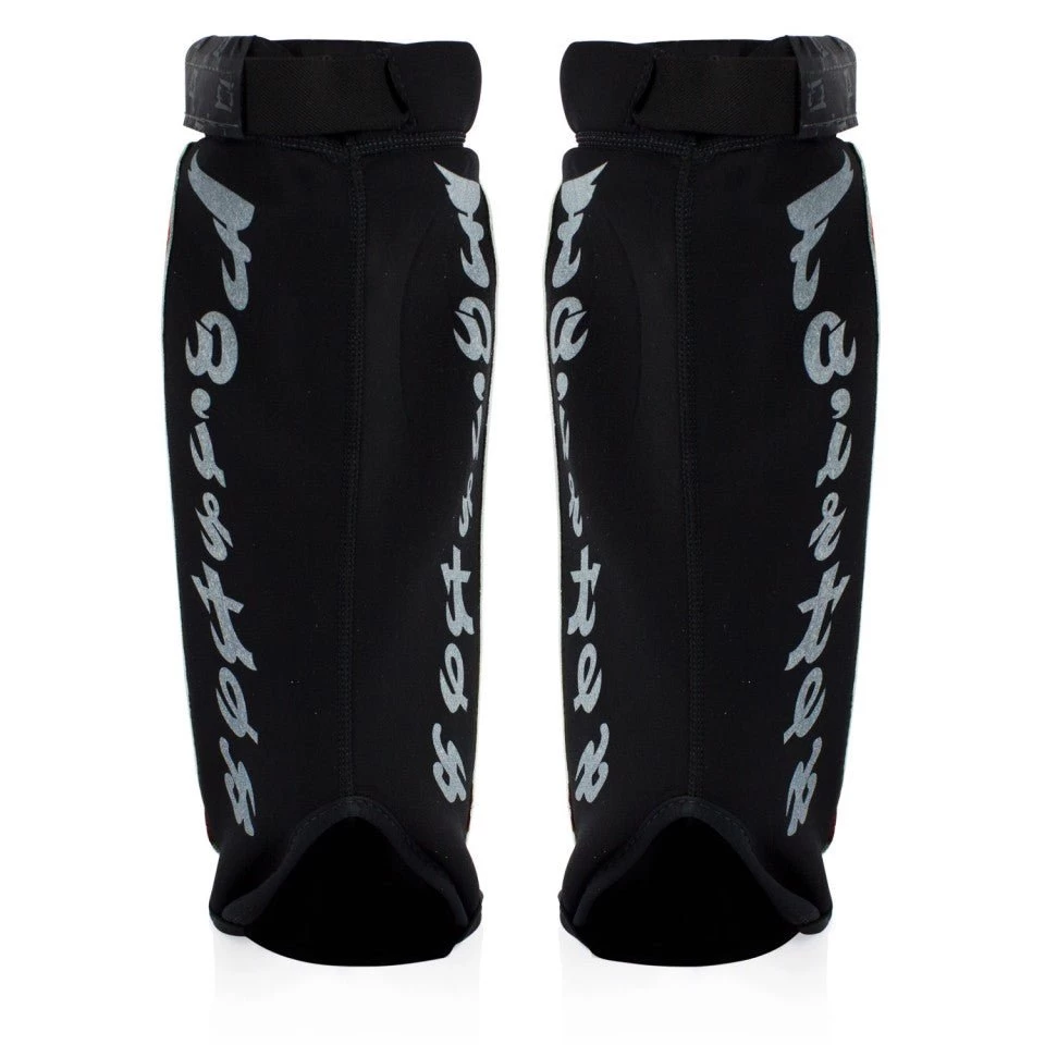 SP6 Fairtex Red MMA Style Shin Pads 2 SP6 Fairtex Red MMA Style Shin Pads - Image 2