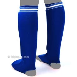 SPE1 Fairtex Blue Elastic Competition Shin Pads -Boxing Shop spe1 fairtex blue elastic competition shin pads 553805