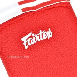SPE1 Fairtex Red Elastic Competition Shin Pads -Boxing Shop spe1 fairtex red elastic competition shin pads 698371