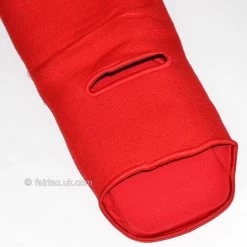 SPE1 Fairtex Red Elastic Competition Shin Pads -Boxing Shop spe1 fairtex red elastic competition shin pads 816638